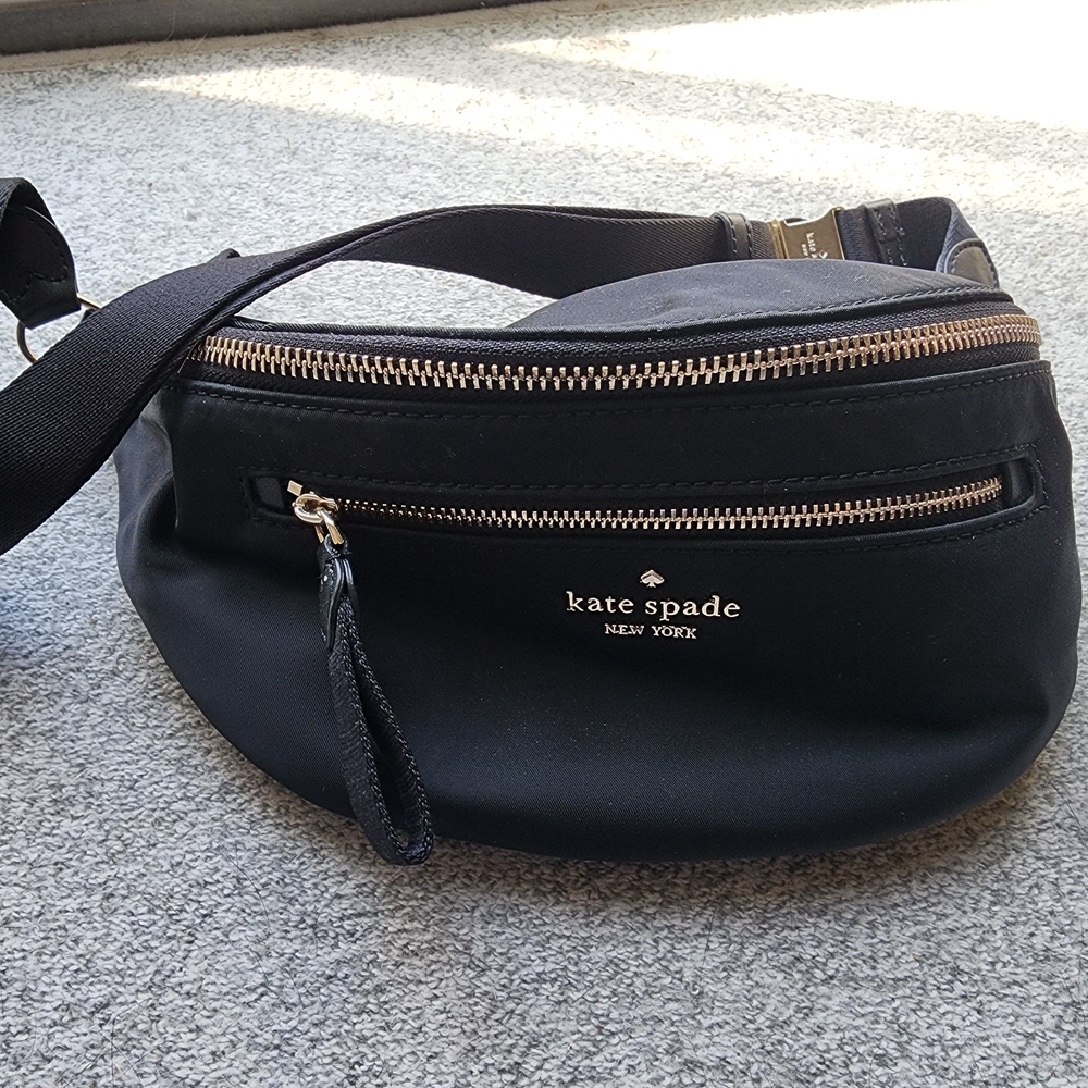 Kate Spade Black Belt Bag